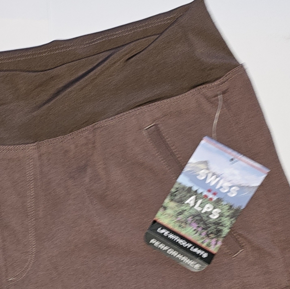 Swiss Alps Brown Hiking Shorts - Picture 3 of 6
